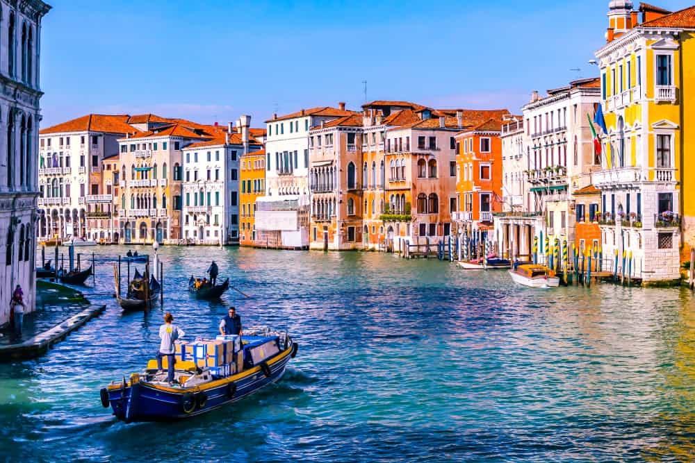 Venedigs großer Kanal, eine der Top-Attraktionen der Stadt.